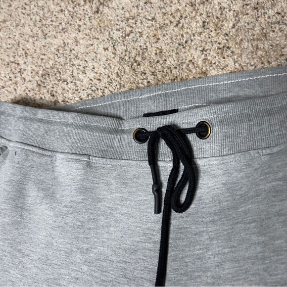 TAHARI Sport Heather Grey Men's Drawstring Waist Athletic Shorts Extra Large - Picture 4 of 7